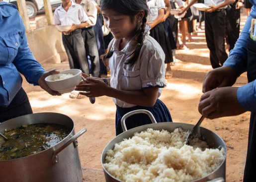 Feeding the Poor Around the School Community